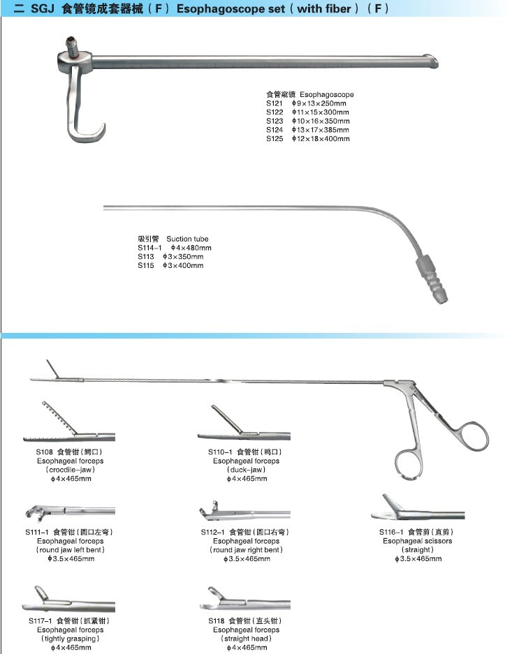 SGJ食管镜成套器械（F型）