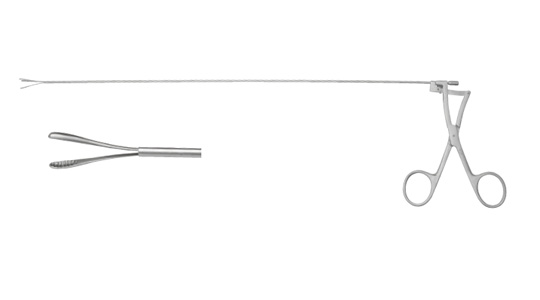 Tracheal foreign-body foceps(jaw)