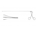 Tracheal foreign-body foceps(three jaws)