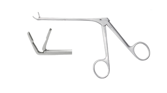 Naso-pharyngeal blopsy forceps(upward bent)