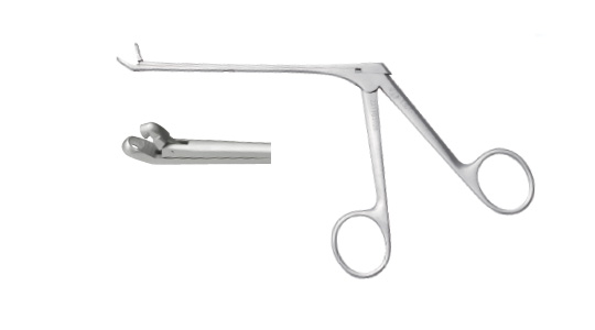 Nasal bone rongeur (bent 30 degrees, circular incision)