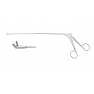 H263 laryngeal forceps (large aperture bent round bowl)