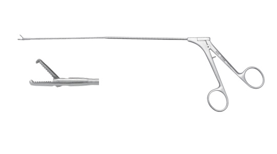 H184 laryngeal forceps (Alligator angle hook)