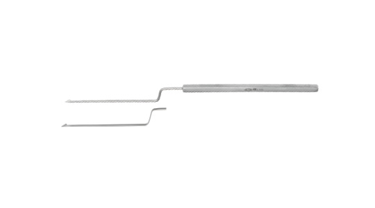 Ear tympanic knife F160 (bayonet half edge)
