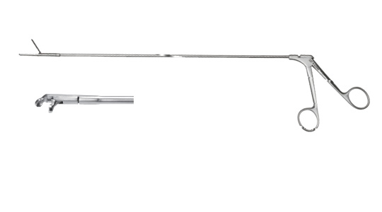 Esophageal forceps(round jaw left bent)