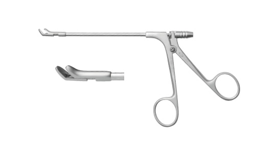 Nasal forceps with suction tube(upward bent45° )